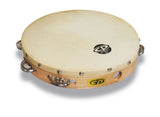 Latin Percussion Tambourine CP Wood - 10", single row (CP379)
