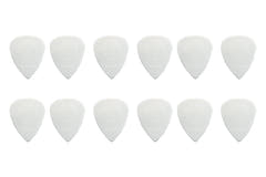 Fire & Stone médiators en nylon 0,38 mm, blancs, 12 pièces