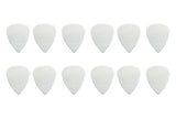 Fire & Stone médiators en nylon 0,38 mm, blancs, 12 pièces