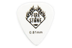 Fire & Stone Monster médiators « Skull », blancs, 0,81 mm, 12 pièces