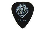 Fire & Stone Monster médiators « Dragon », noir, 0,81 mm, 12 pièces