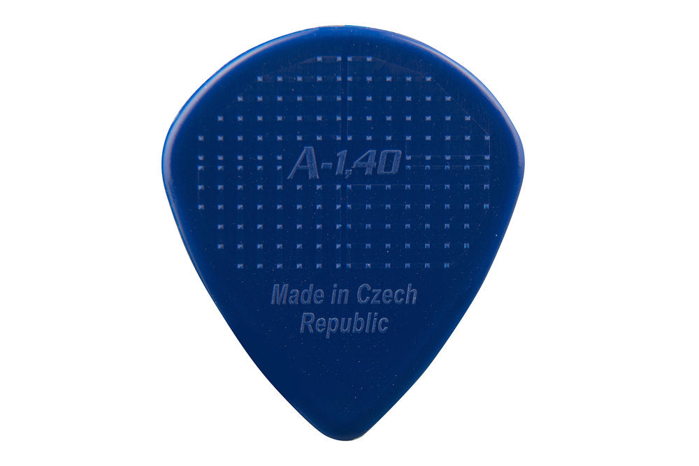 D-Grip Janicek Jazz A médiators, 1,40 mm, bleu foncé, 6 pièces