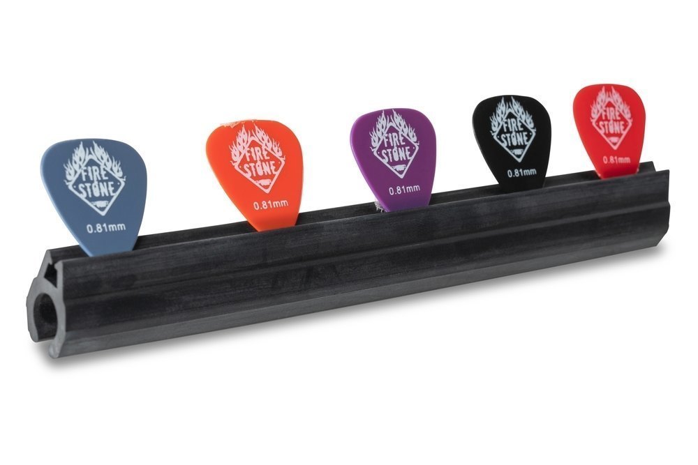 Fire & Stone porte-plectres pour pied de microphone, 18 cm, noir