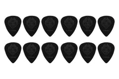 Fire & Stone médiators en nylon 1,00 mm, noirs, 12 pièces