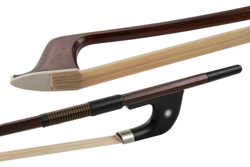 Archet de contrebasse GEWA 3/4, baguette octogonale en wamara