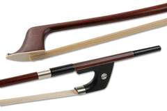Archet de contrebasse GEWA 3/4, baguette ronde en pernambouc, modèle allemand