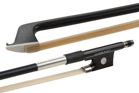 Glasser Archet de violons Carbon Graphit - 1/2