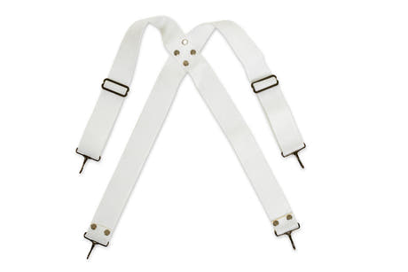 Basix sangle de transport pour grosse caisse, 3 cm de large, nylon blanc