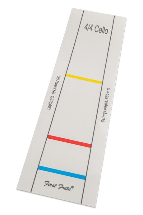 First Fret repères de touche pour violoncelle 1/8, 460 mm