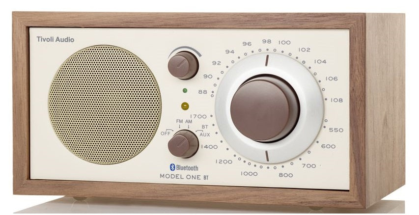 Tivoli Audio Model ONE BT Bluetooth Haut-parleur (Noyer, Beige)