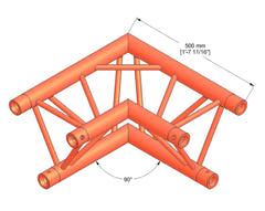 Milos STB trio coin 2-voies 90°