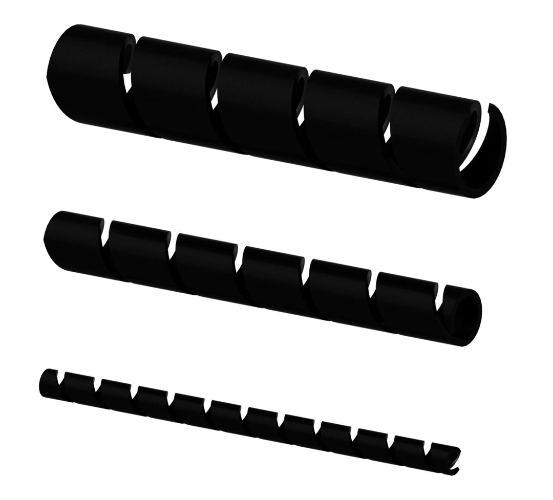 ProCab Enrouleur de câble spiralé noir Ø=12mm 10 m