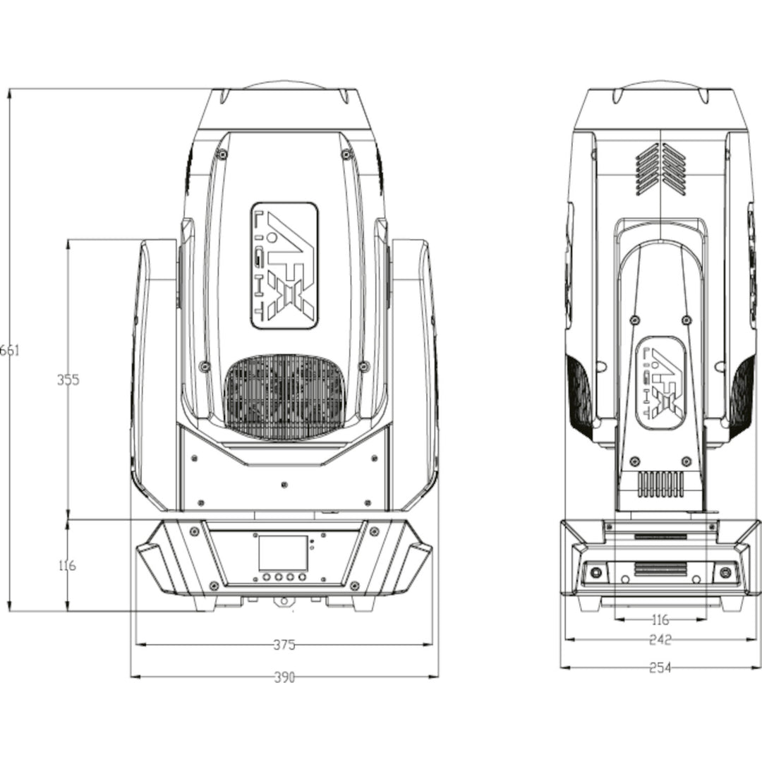 AFX HYBRID 470 Tâtes Mobiles (470 Watt)