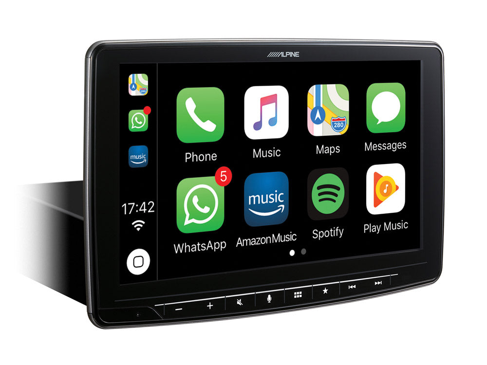 Apple Carplay, Android Auto dans Fiat 500 Intérieur Beige (2007-2015)