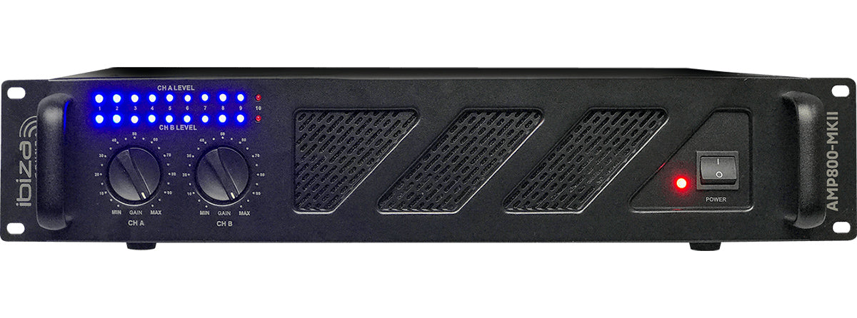 Ibiza AMP800-MKII Power Amplifier (2x600W)