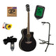 Yamaha APX600 - Black - Starter pack