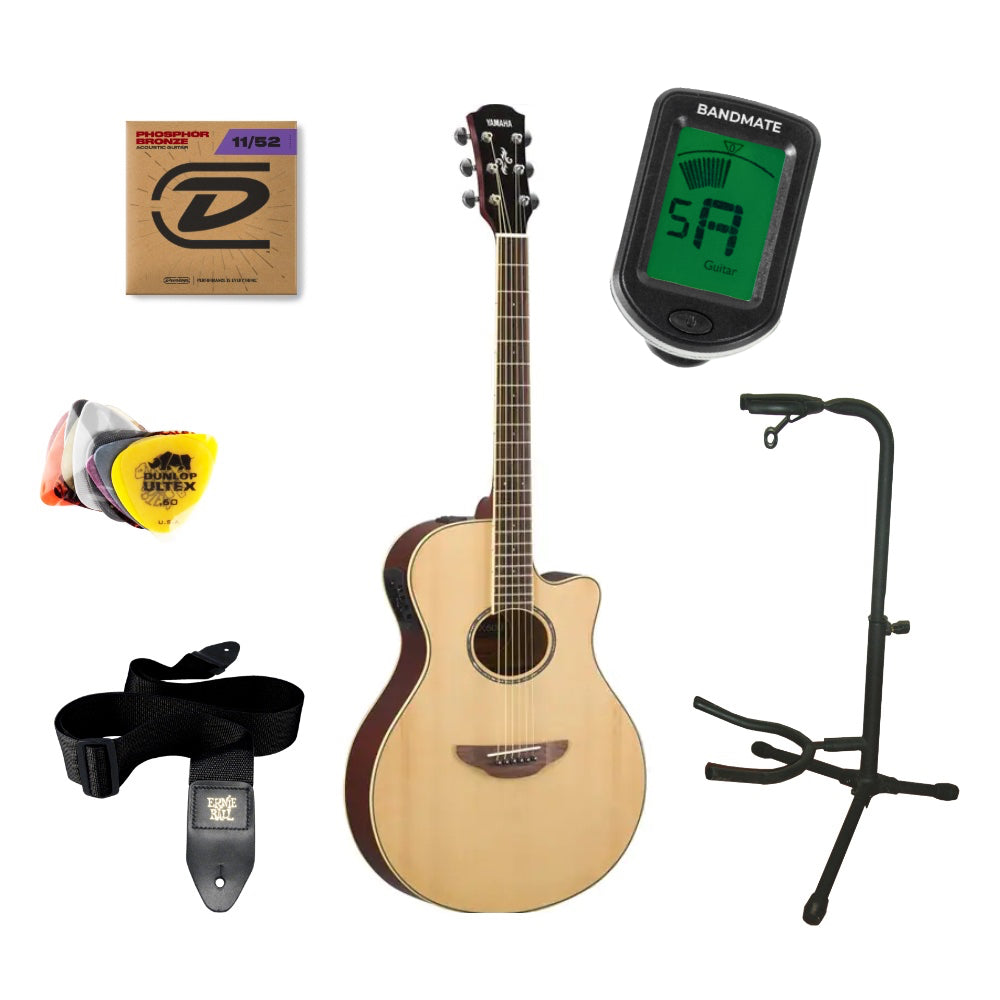 Yamaha APX600 Pack de Démarrage Guitares Western (Naturel)