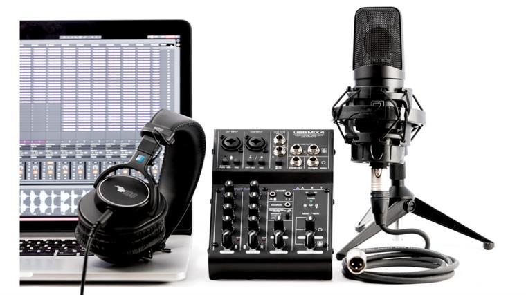 ART Mixer 4 kanaler med USB interface