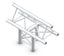 Milos STB trio 3-way vertical T-piece corner, apex up