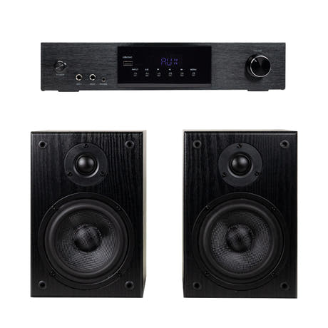 SoundMate HBS-05 Enceintes Bibliothèque & Amplificateur HiFi