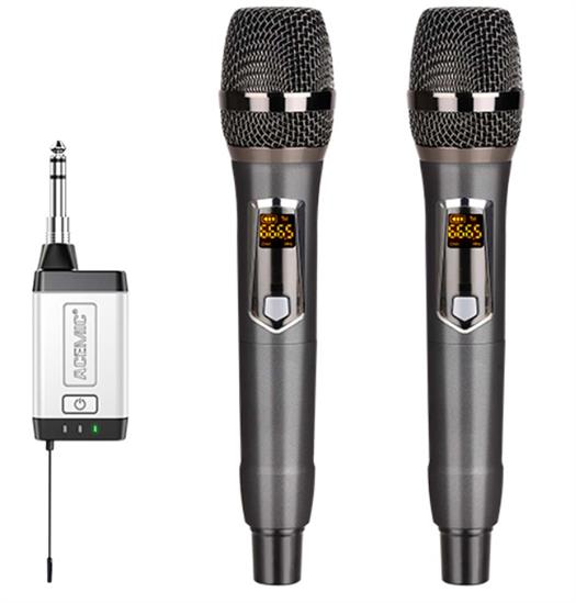 Acemic Q2M ensemble de 2 microphones sans fil intelligents
