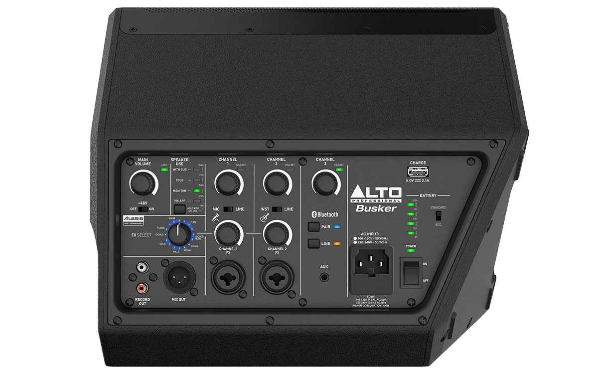 Alto bushes battery speaker