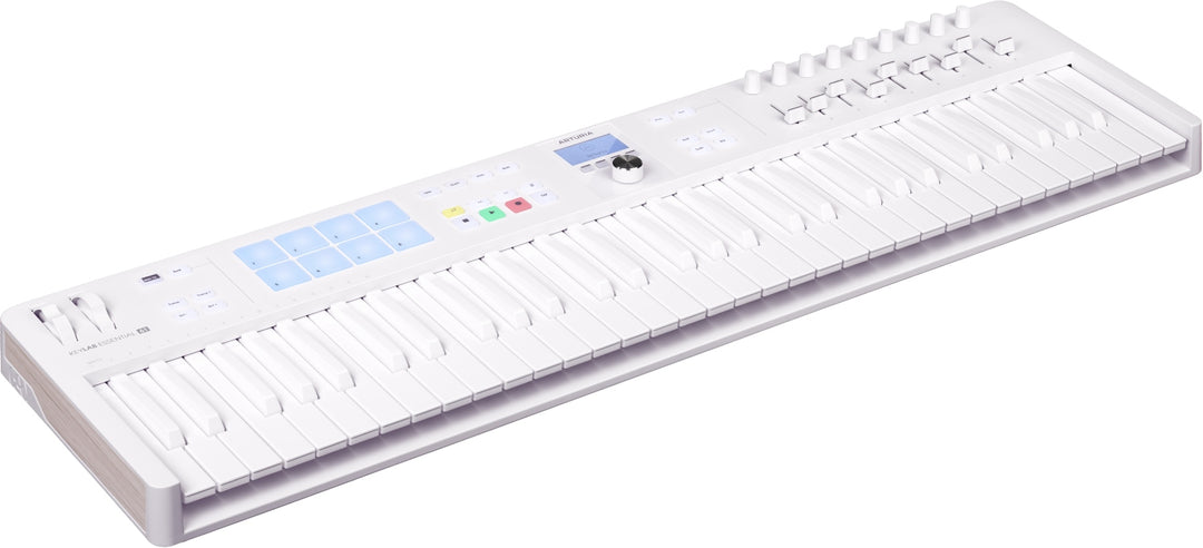 Arturia KeyLab Essential MK3 61 Clavier MIDI (Alpine White)