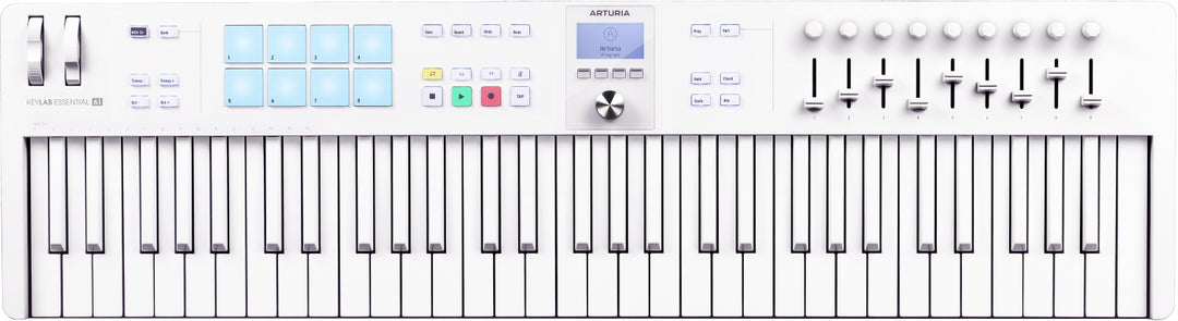 Arturia KeyLab Essential MK3 61 Clavier MIDI (Alpine White)