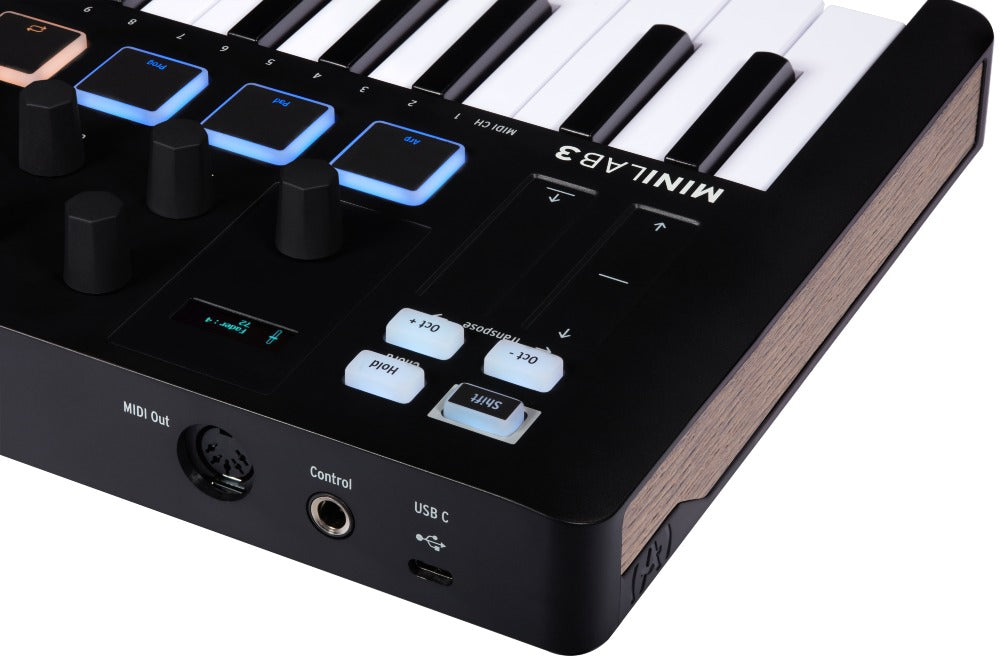 Arturia MiniLab 3 MIDI-Craviers (Sort)