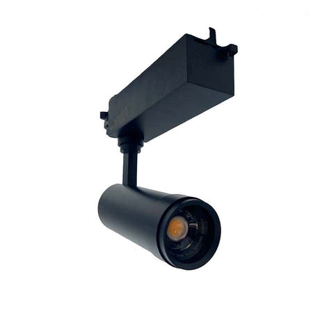 Atomic Pro Exy20D Spot sur rail (20 Watt, 3200K, Noir)