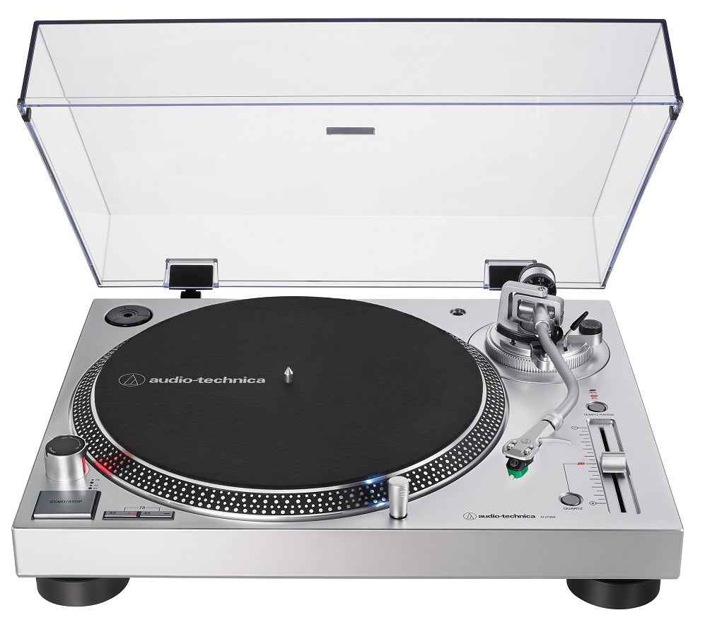 Audio-Technica AT-LP120XUSB-SV Turntable (Silver) 
