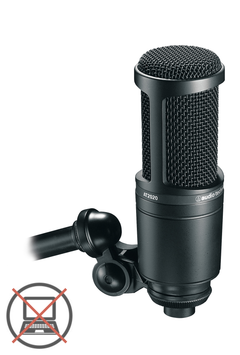 Audio-Technica AT2020 XLR Microphones de Studio