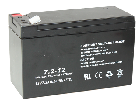 Ibiza 12V-7.2AH Batterie pour Haut-parleur Portable