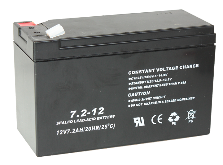Ibiza 12V-7.2AH Batterie pour Haut-parleur Portable