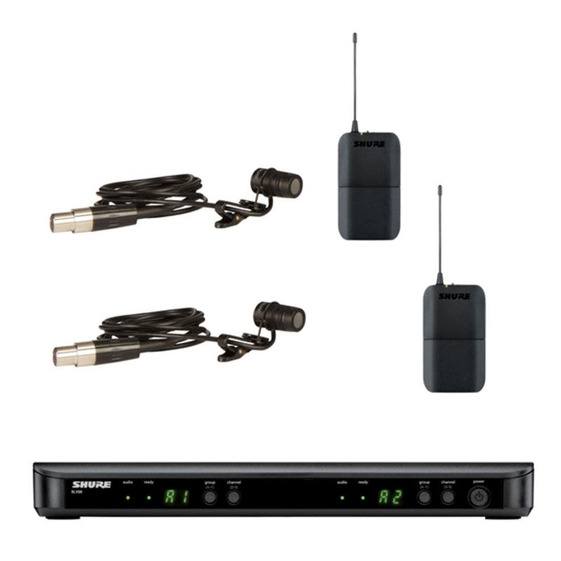 Shure BLX188 W185 Ensemble Lavalier sans fil (S8)