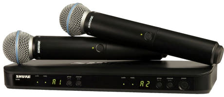 Shure BLX288E/B58-S8 Ensemble Microphone à Main