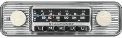 Blaupunkt Frankfurt Stereo Classic Retro Autoradio avec DAB+, Bluetooth et USB