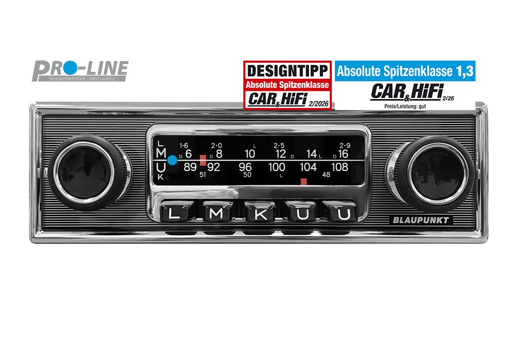 Blaupunkt FRANKFURT MB Retro bilradio, Bluetooth, FM/DAB+