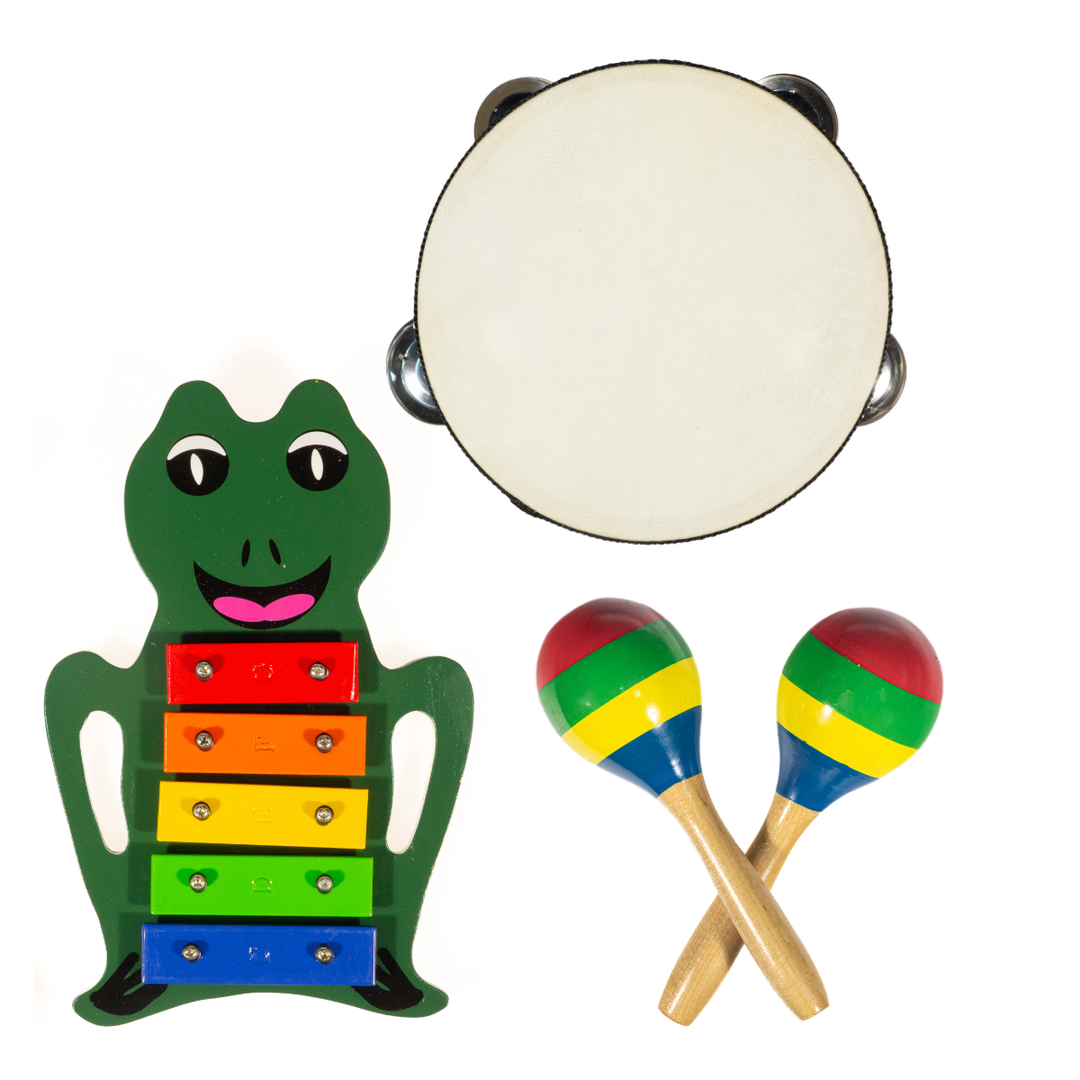 Coffret cadeau Percussion pour enfants avec Glockenspiel