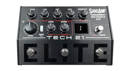 Tech 21 Programmable Bass Driver ELITE préampli Basso