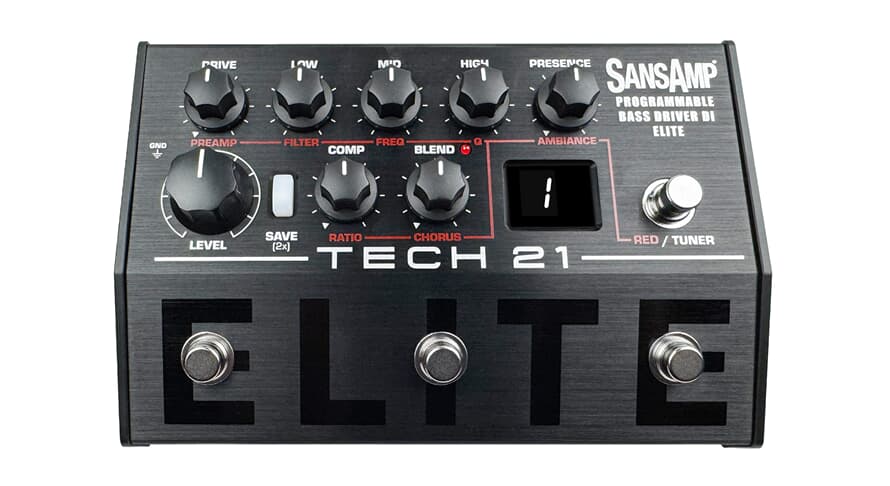 Tech 21 Programmable Bass Driver ELITE préampli Basso