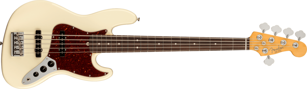 Fender American Professional II Jazz Basse électrique (Olympic White)