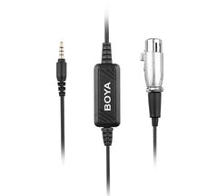 Boya câble adaptateur iOS XLR vers TRRS (BY-BCA6)