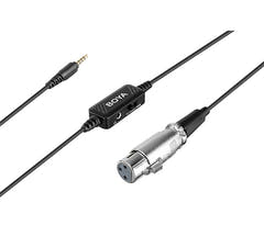 Boya câble adaptateur iOS XLR vers TRRS (BY-BCA6)