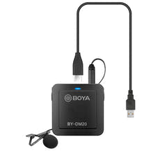 kit d’enregistrement Boya DM20 avec 2 microphones cravate