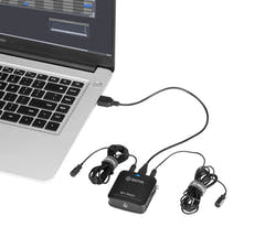 kit d’enregistrement Boya DM20 avec 2 microphones cravate