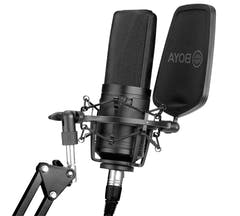 Boya M800 microphone de studio avec suspension et filtre anti-pop