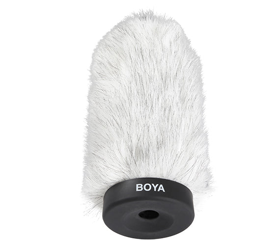 Bonnet anti-vent Boya pour microphone shotgun, longueur 160 mm
