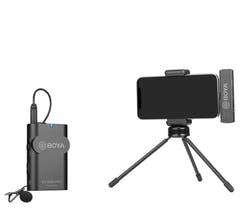 Kit sans fil Boya avec récepteur lightning et émetteur lavalier WM4