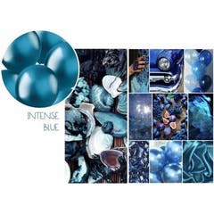 Ballons 10 pcs. (Bleu Intense, 33cm)